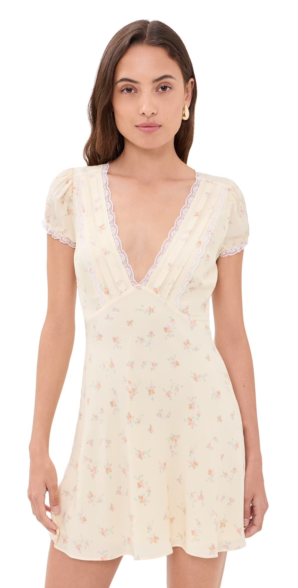 LoveShackFancy Yasmin Dress Lemon Haze