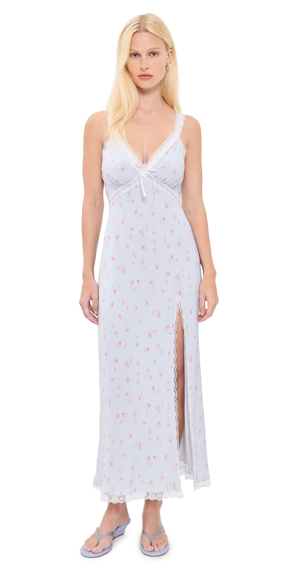 LoveShackFancy Beverly Dress Periwinkle Moon