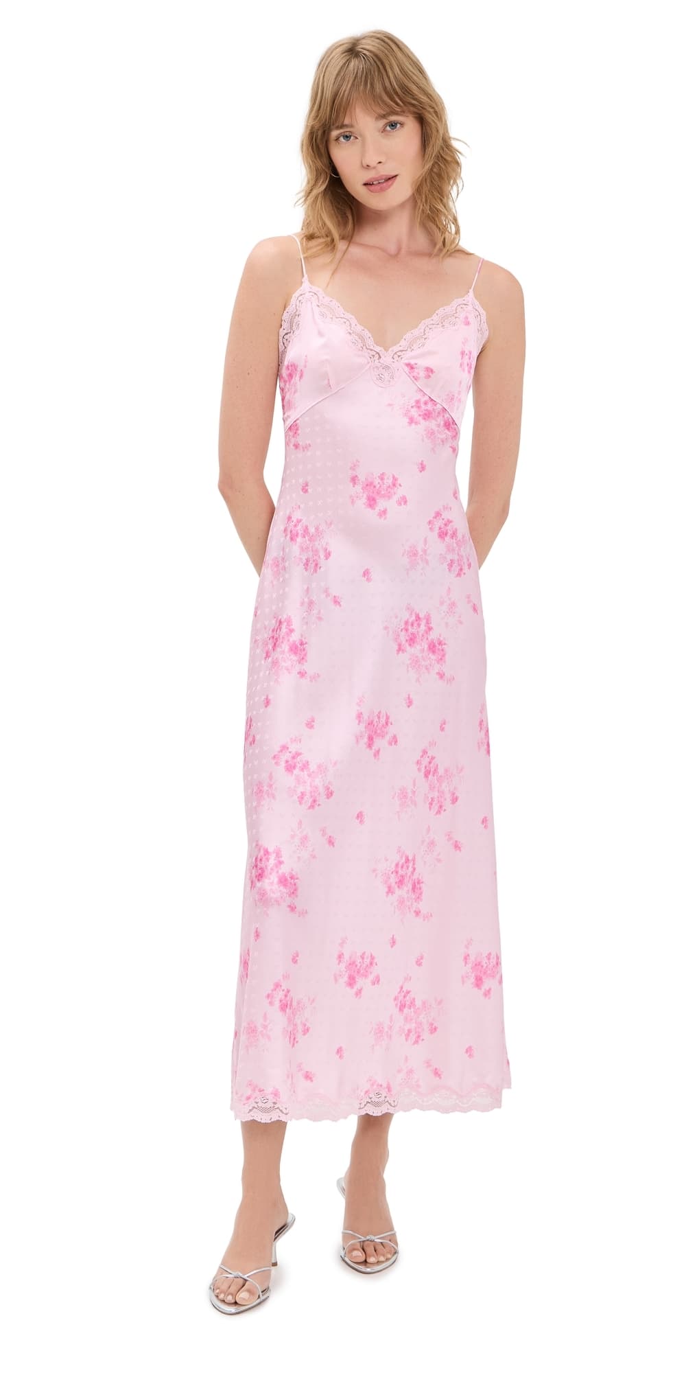 LoveShackFancy Manuela Dress Blushing Blonde