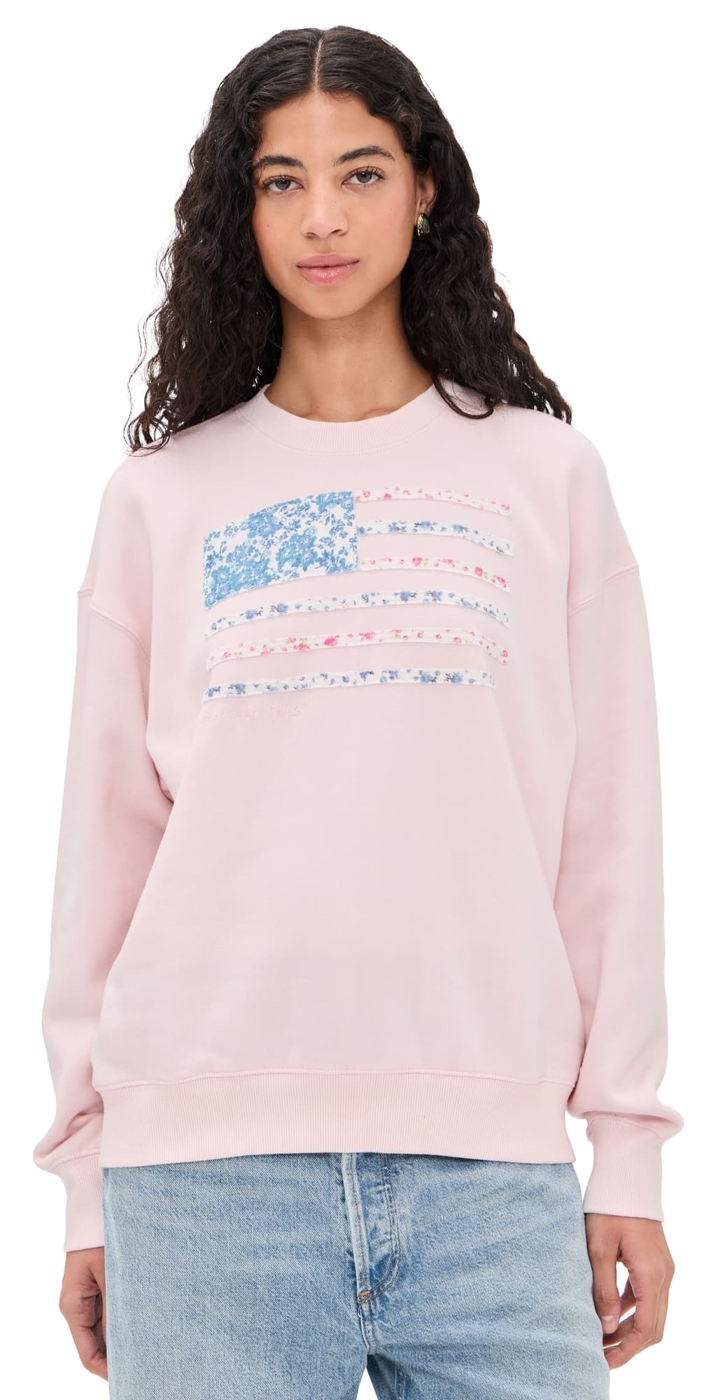 LoveShackFancy Palo Pullover Wistful Pink