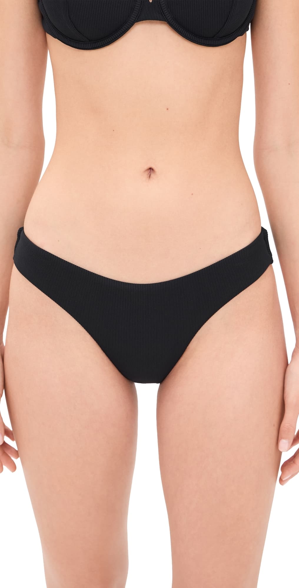 LSPACE Rocky Full Bikini Bottoms Black