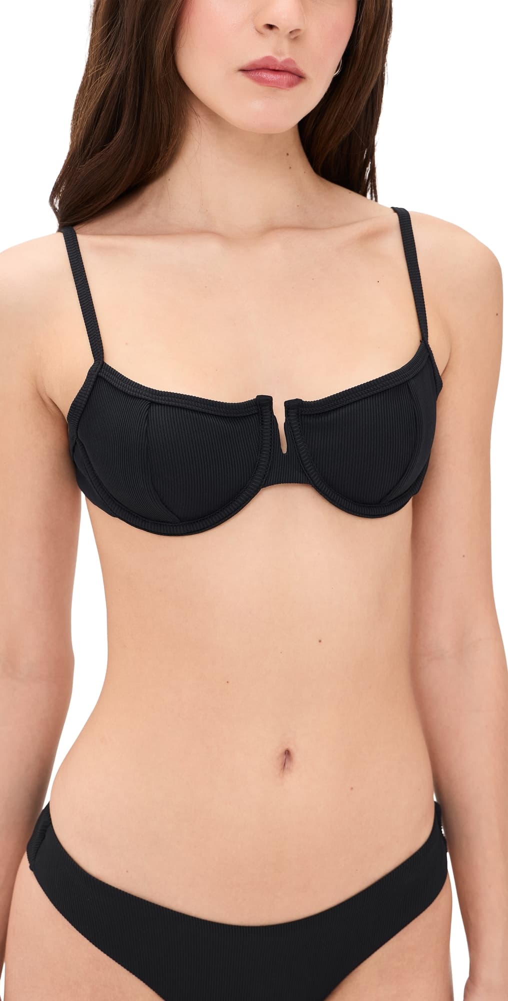 LSPACE Hunter Bikini Top Black