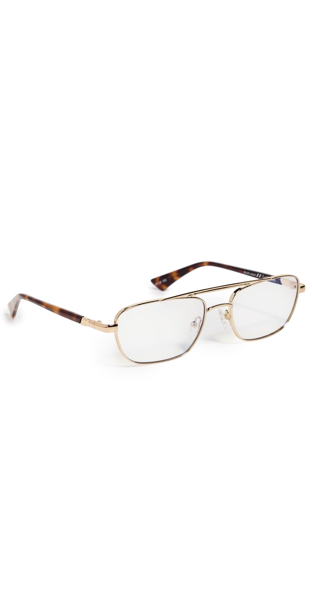 Le Specs Le Mimi Blue Light Eyeglasses Gold