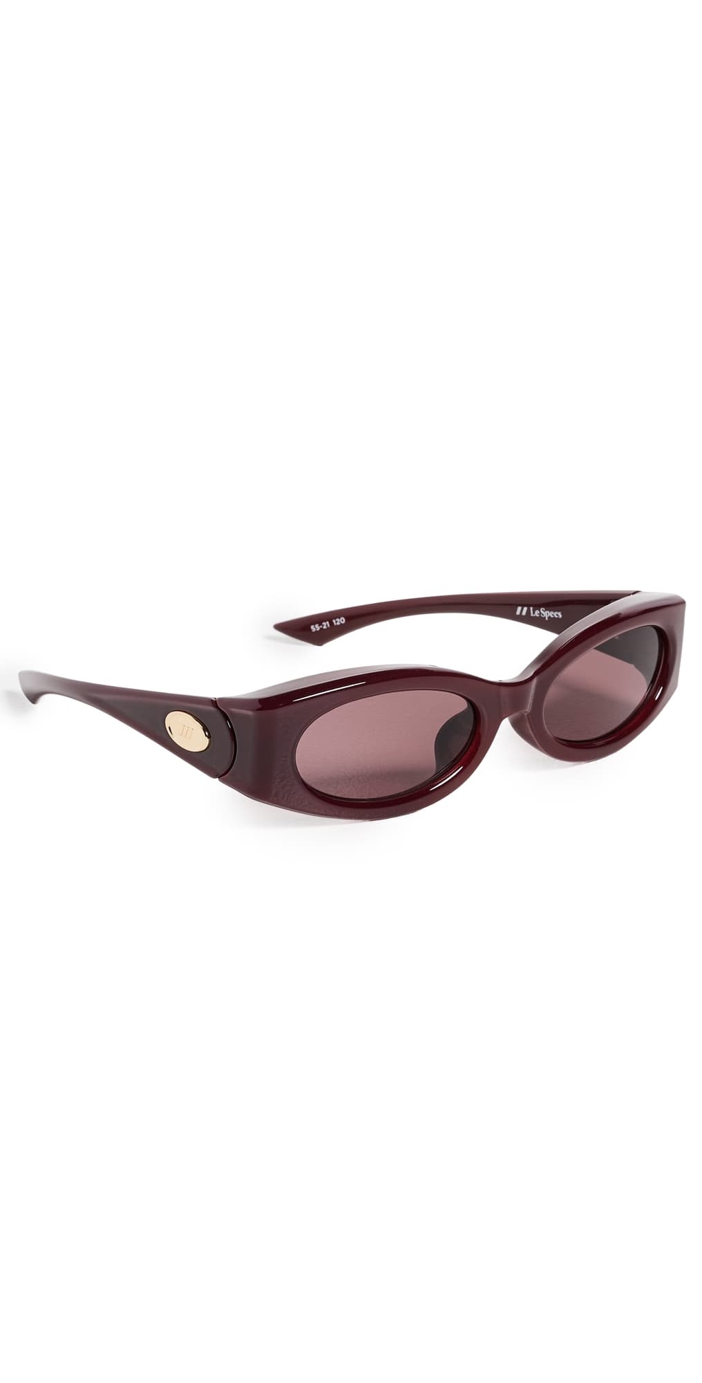 Le Specs Glaciem Sunglasses Burgundy