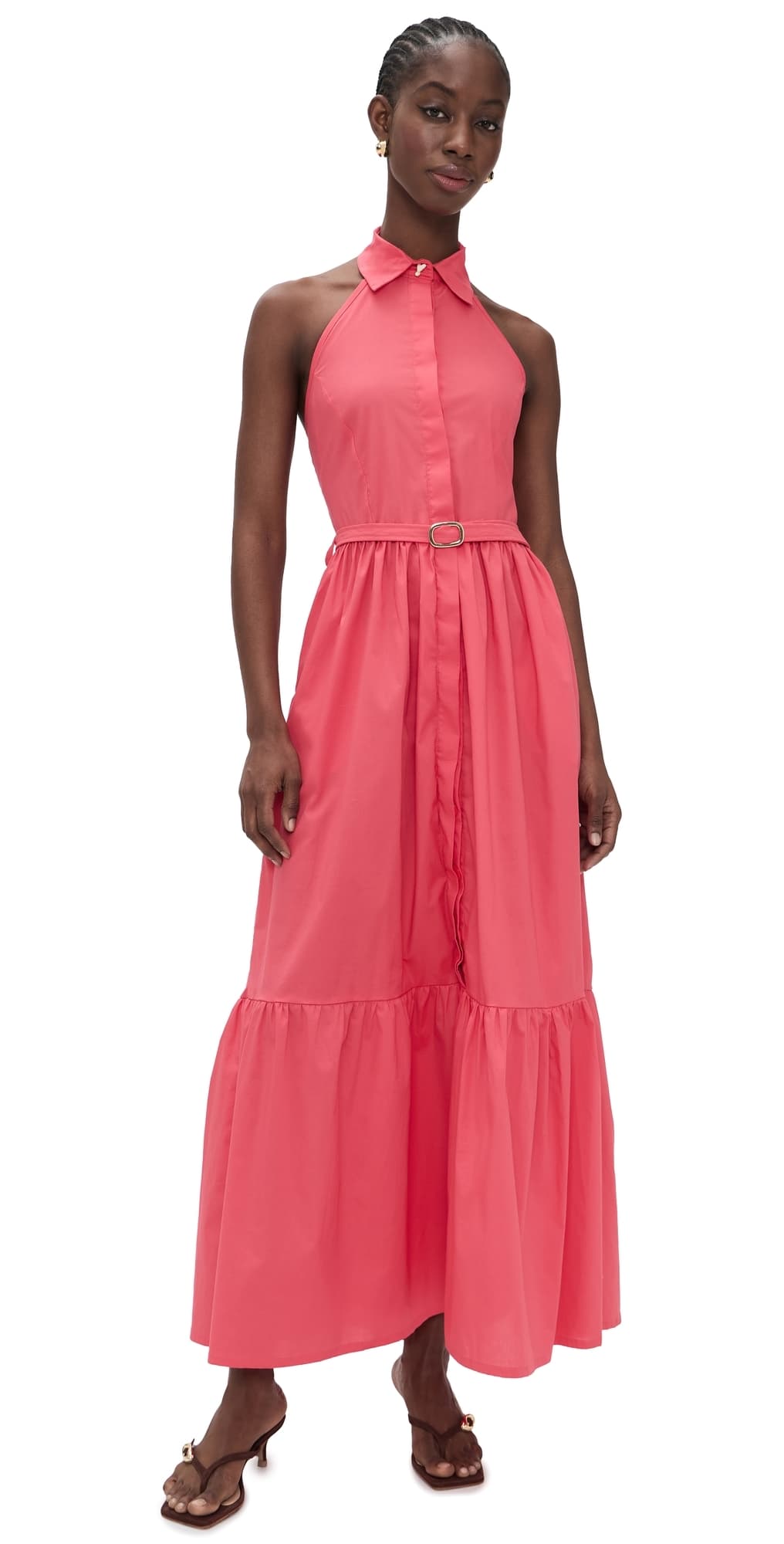The Lulo Project The Horizon Dress Salmon