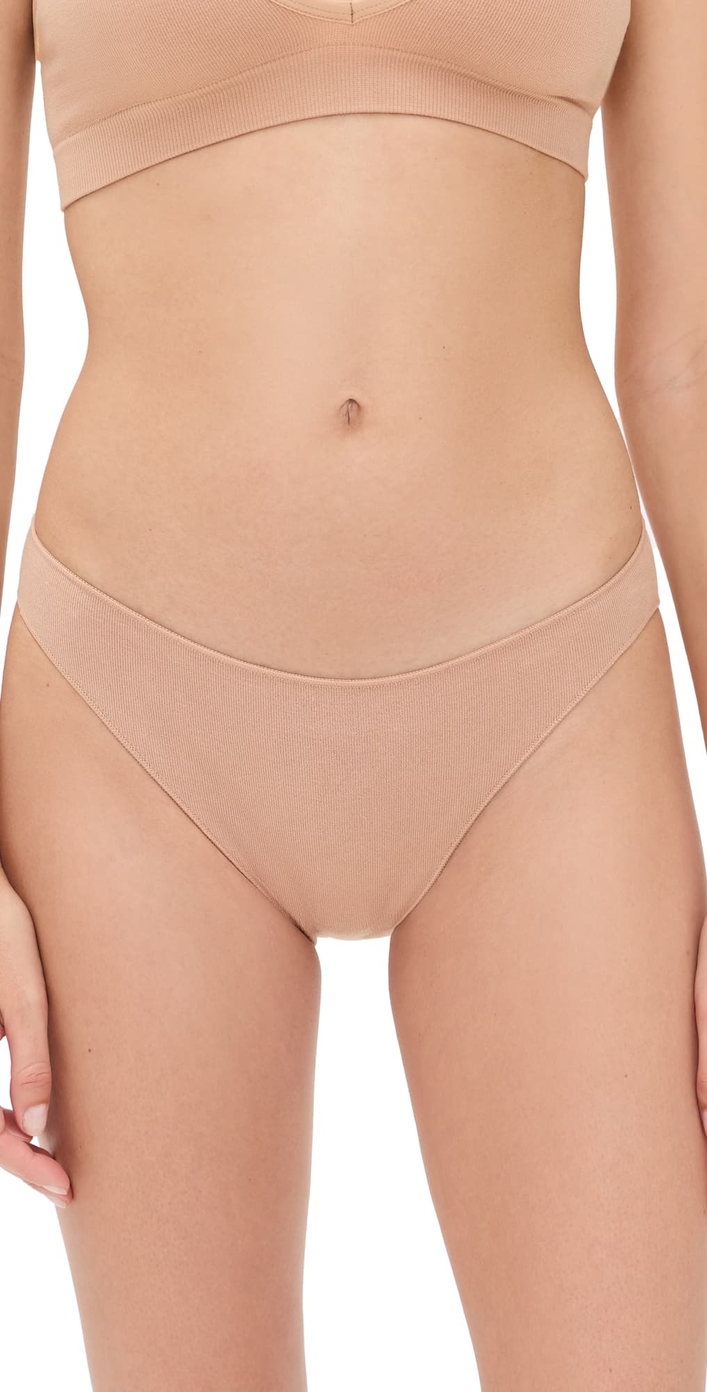 Lunya Seamless Modal Bikini Hushed Tan