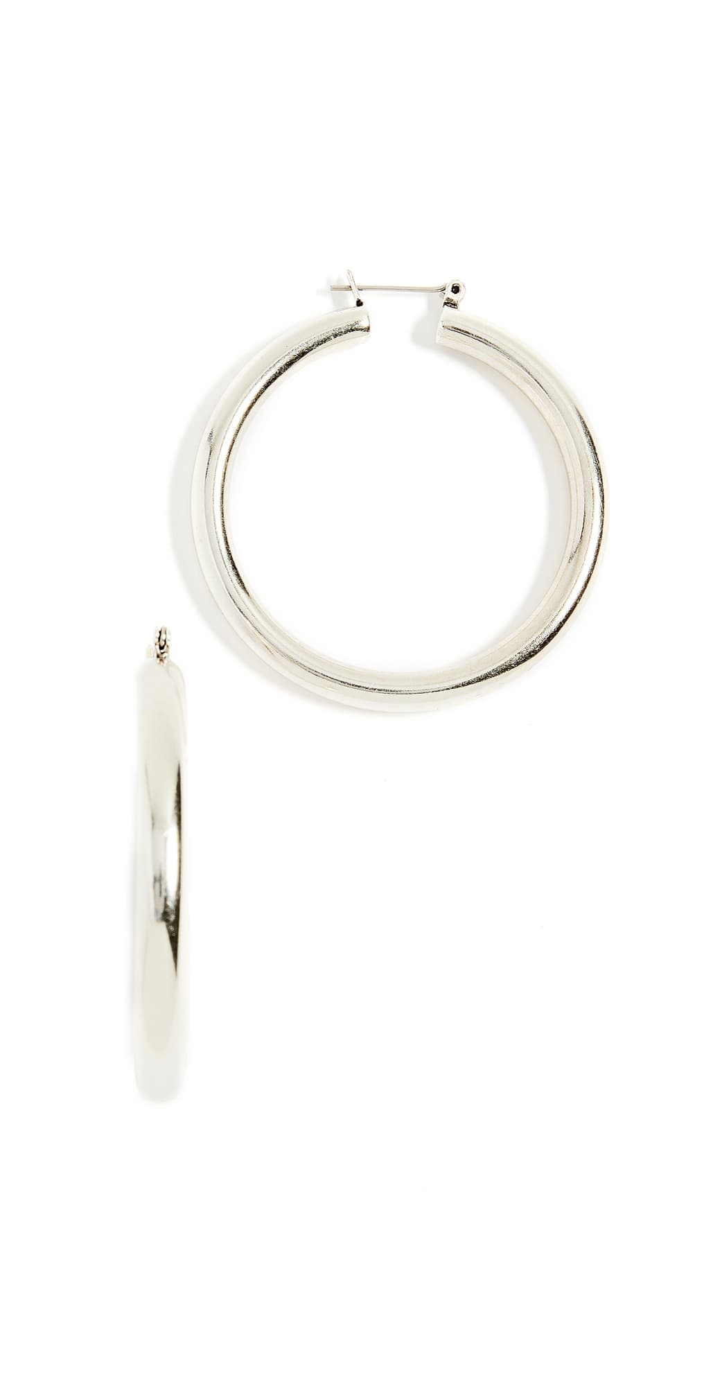 Luv Aj Amalfi Tube Earrings Silver · One Size