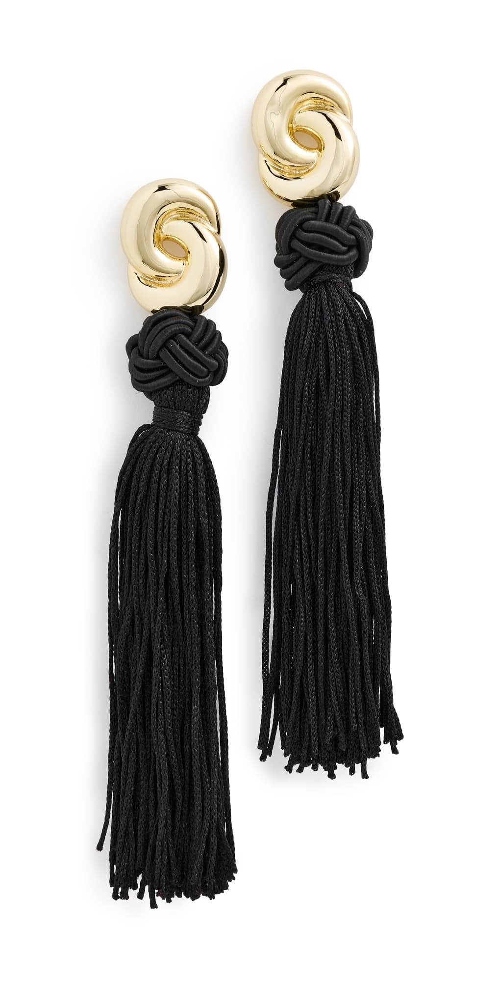 Luv Aj The Solstice Knot Tassel Earrings Gold · One Size