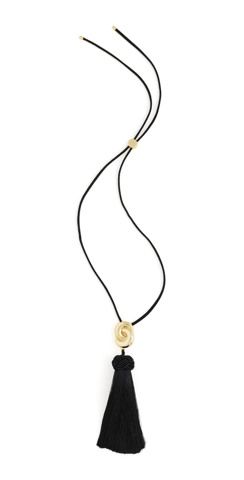 Luv Aj The Solstice Knot Tassel Necklace Gold · One Size
