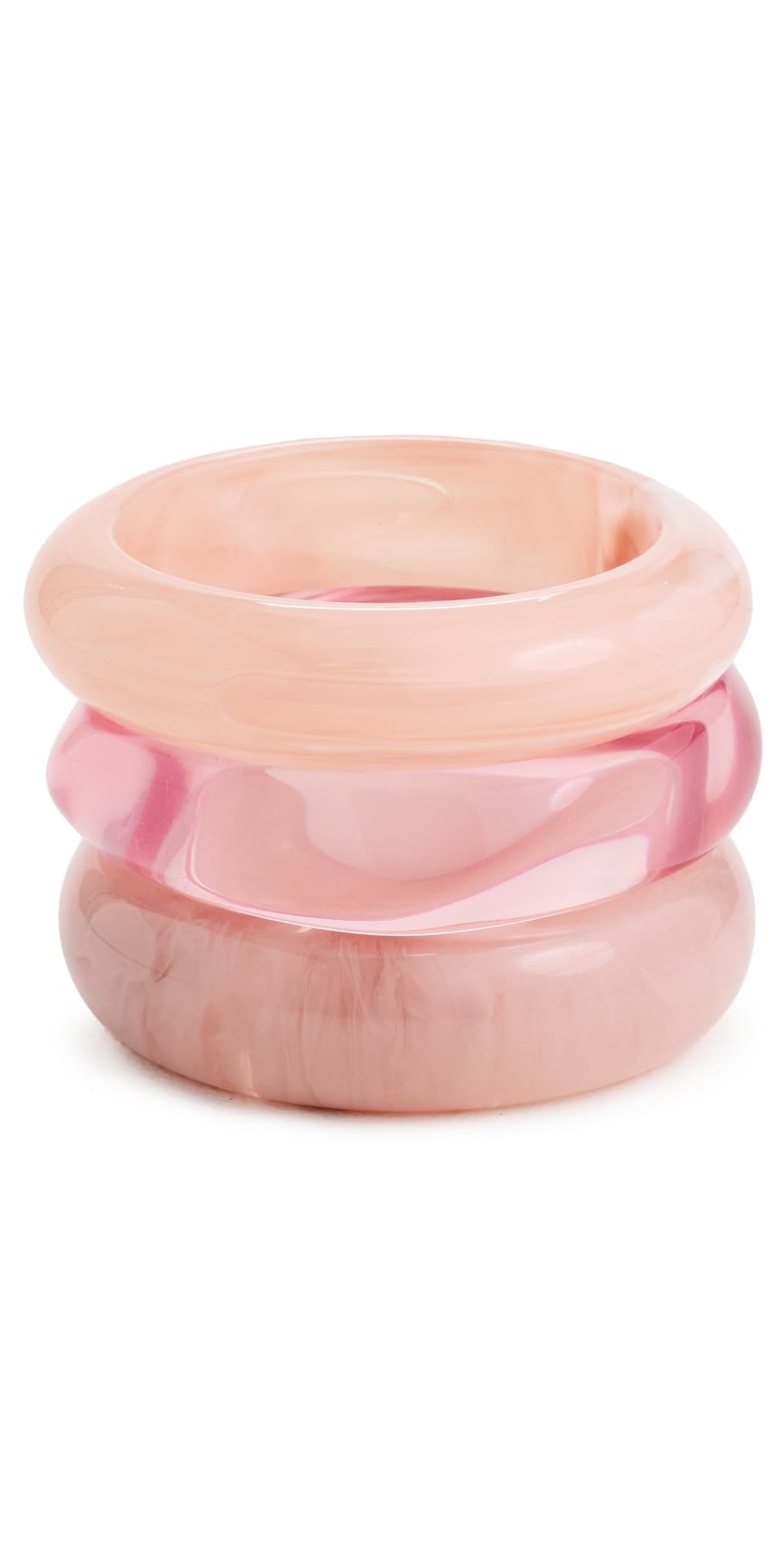 Luv Aj The Formentera Bangle Set Pink