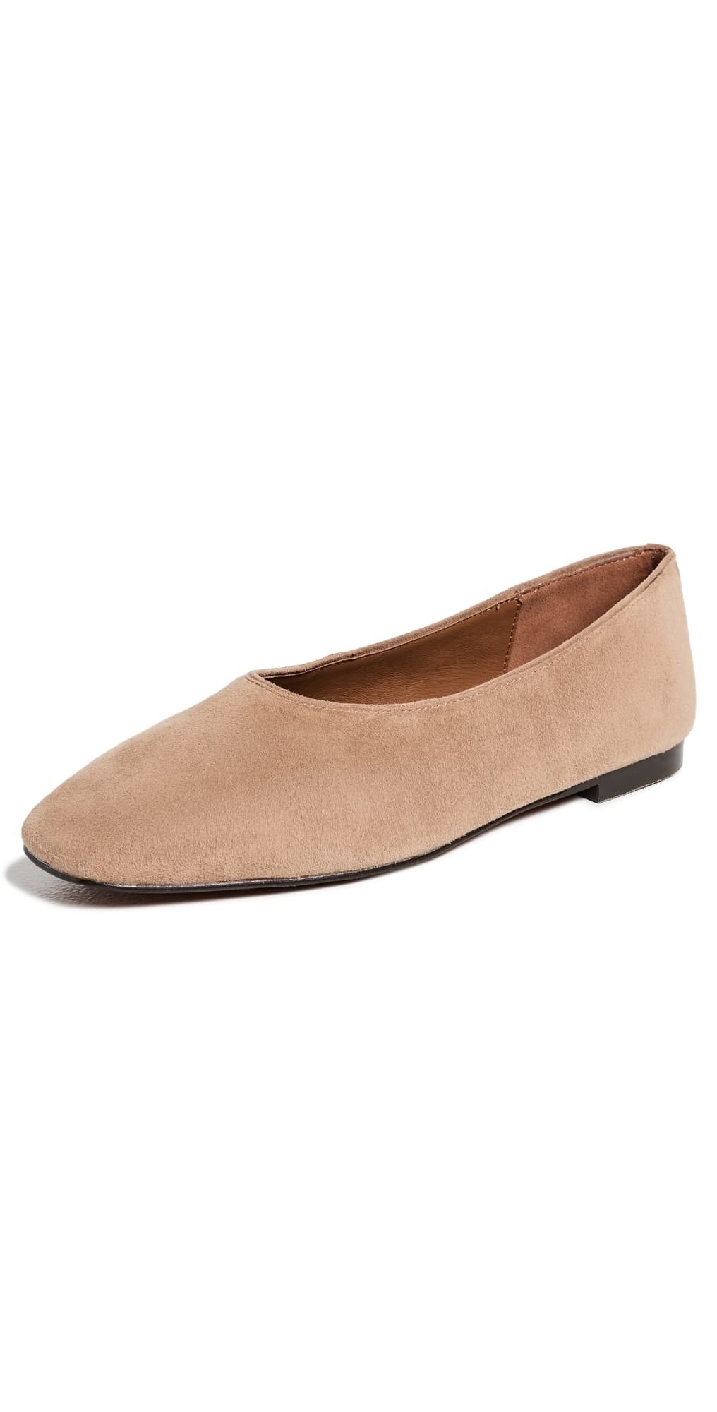 Madewell Mylie Ballet Flats Tawny Khaki