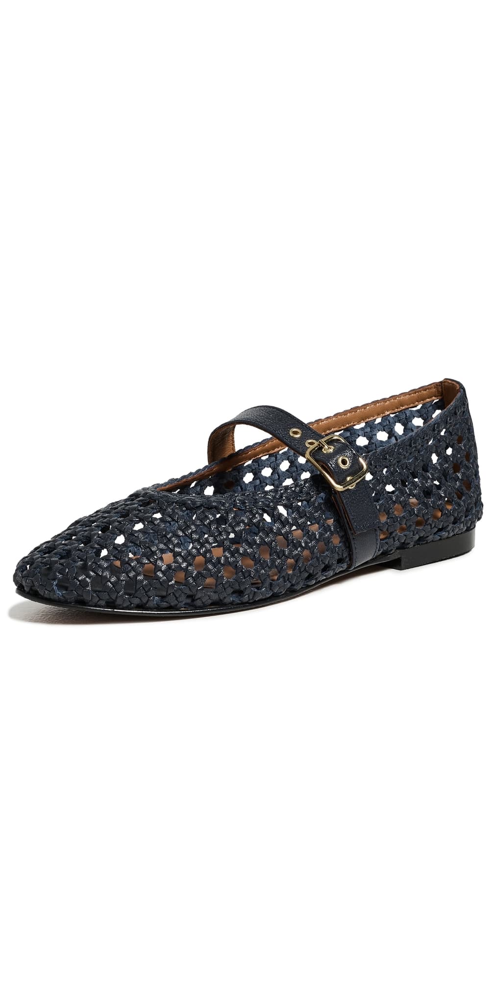 Madewell Remy Grommet Mary Jane Flats Craftsman Blue
