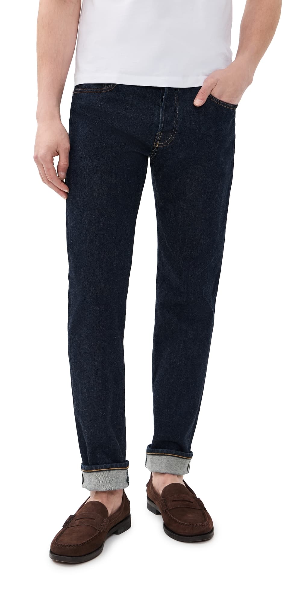 Madewell 1991 Straight Rinse Comfort Selvedge Jeans Rinse