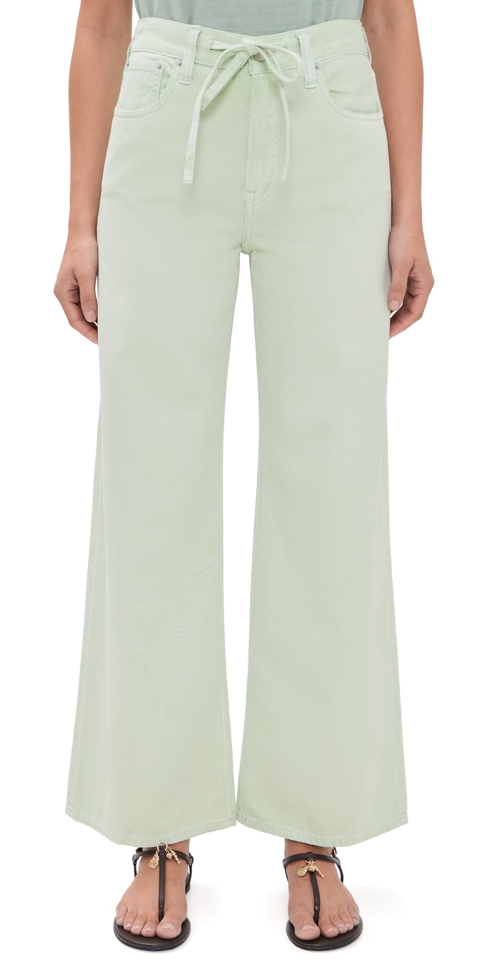 Madewell x Shopbop Ultimate Wide Leg Jeans in Airy Denim Storied Sea