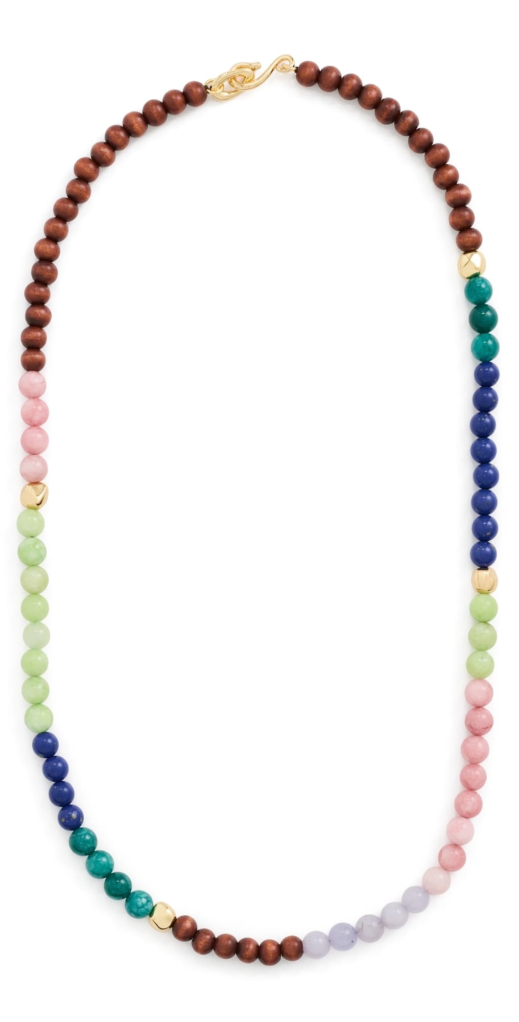 Madewell x Shopbop Semiprecious Beaded Necklace Classic Indigo Multi