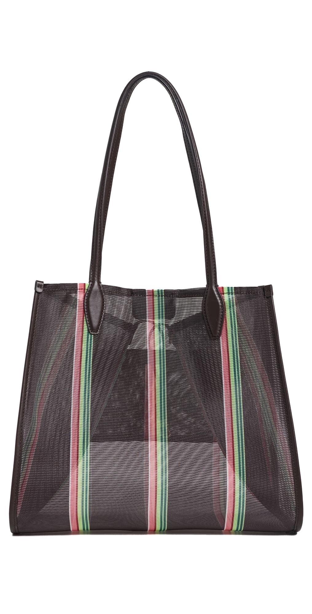 Madewell x Shopbop Mesh Lexington Tote Dark Brown Multi · One Size