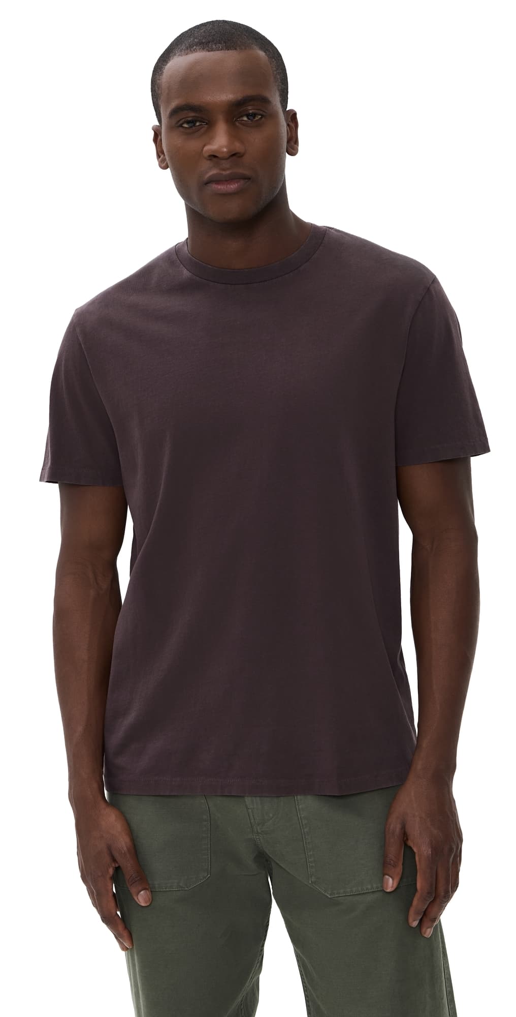 Madewell x Shopbop Rockaway Tee Rum Raisin