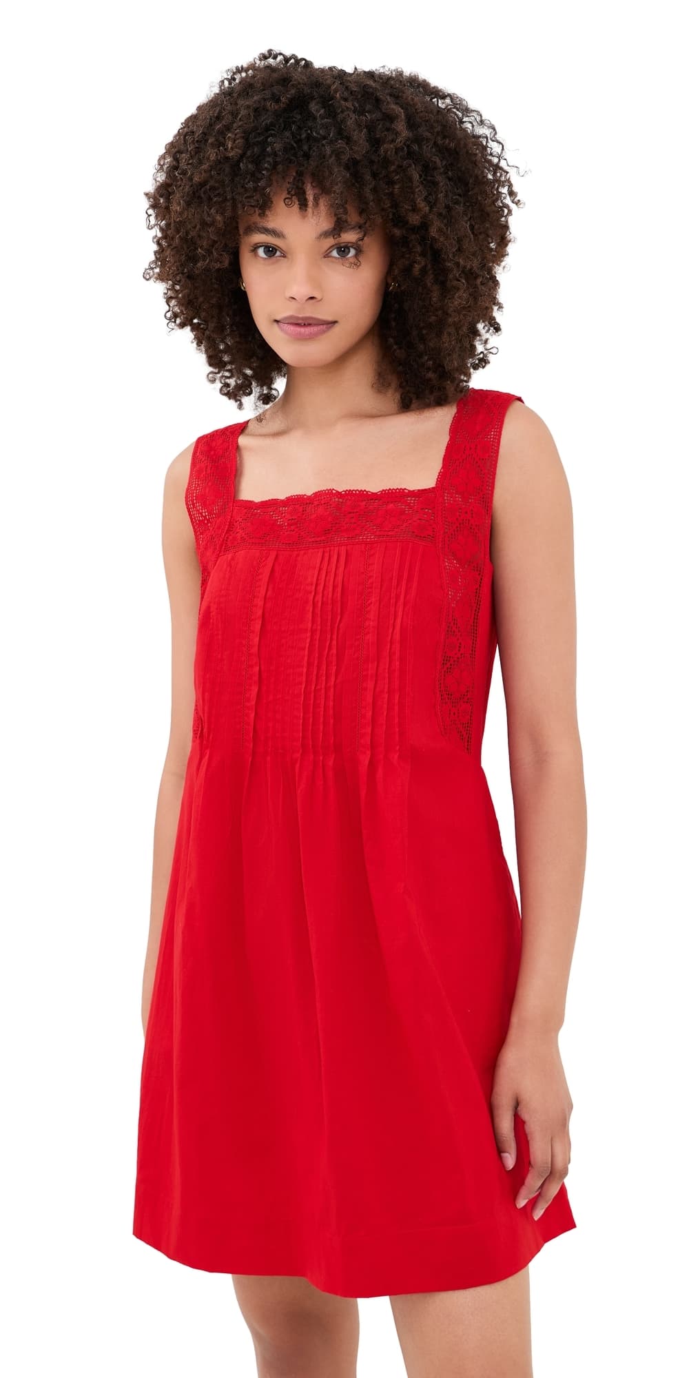 Madewell The Sophie Mini Dress Varsity Red