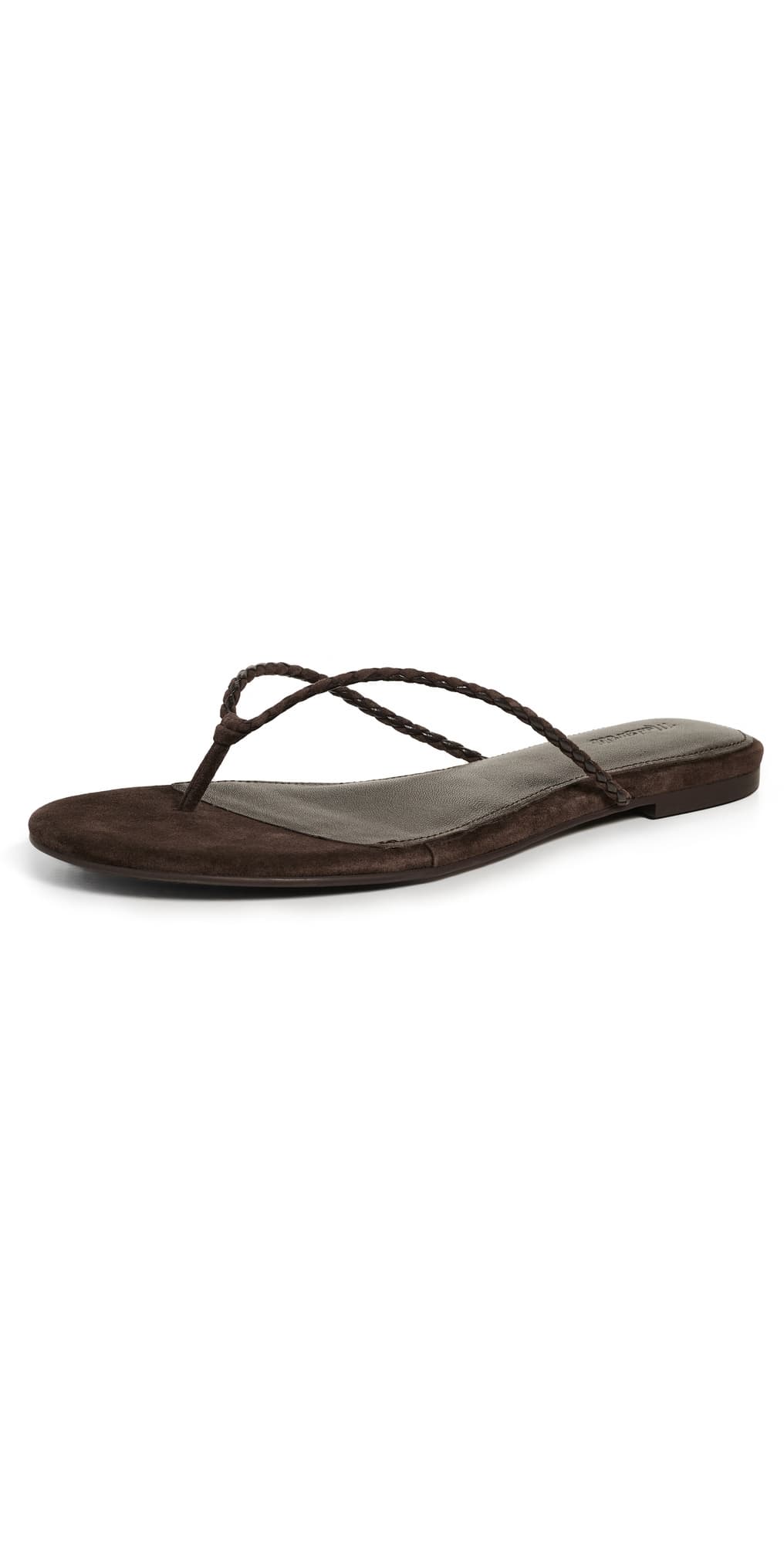 Madewell Ira Braided Sandals Dark Carob