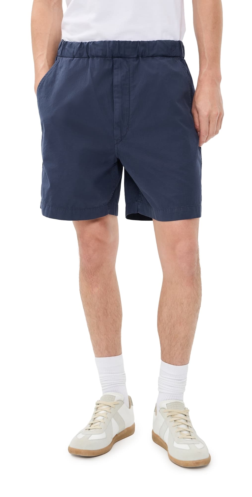 Madewell Poplin Pull-On Shorts Ink