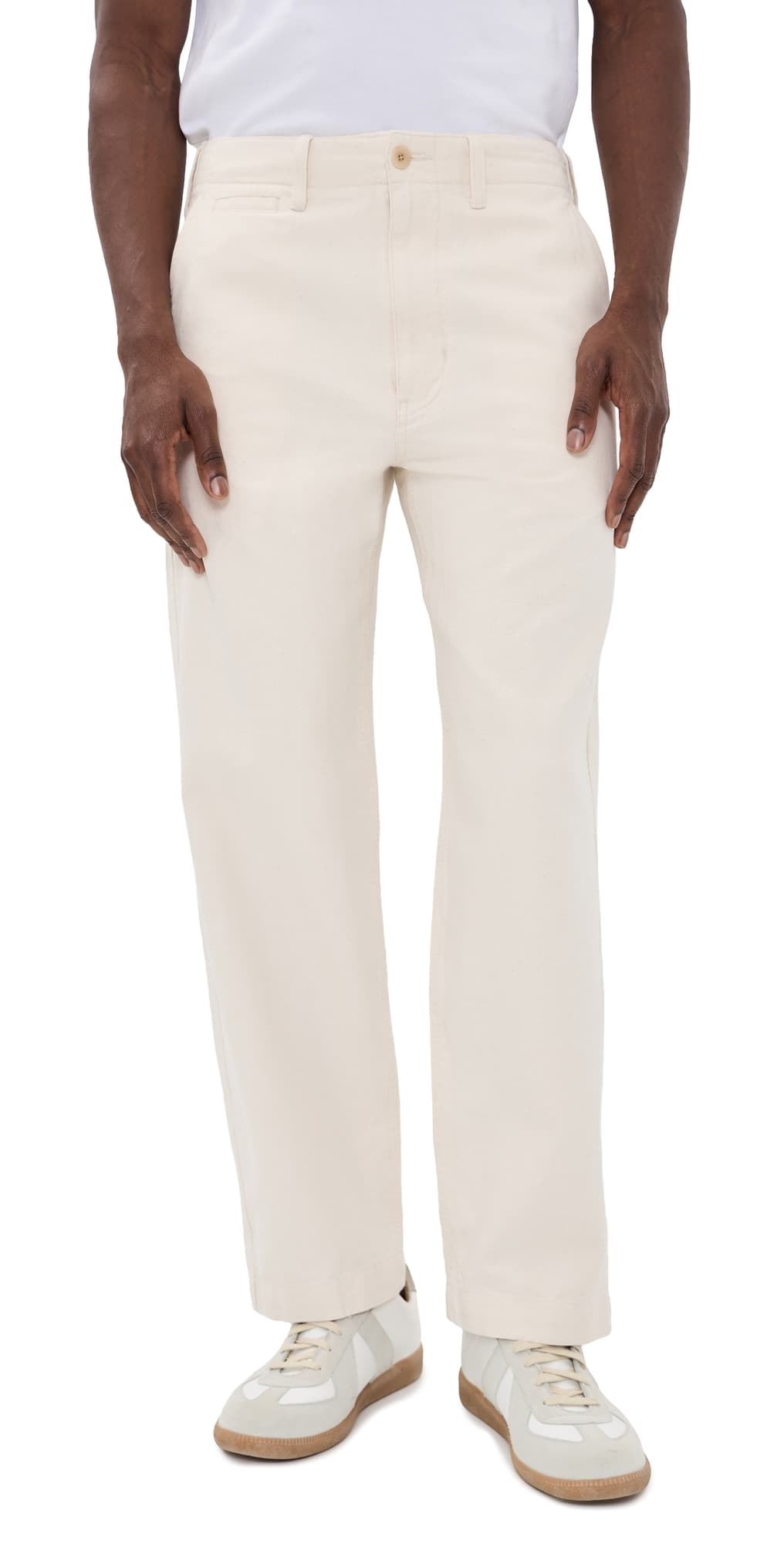 Madewell Cotton Hemp Utility Pants Natural Seeded