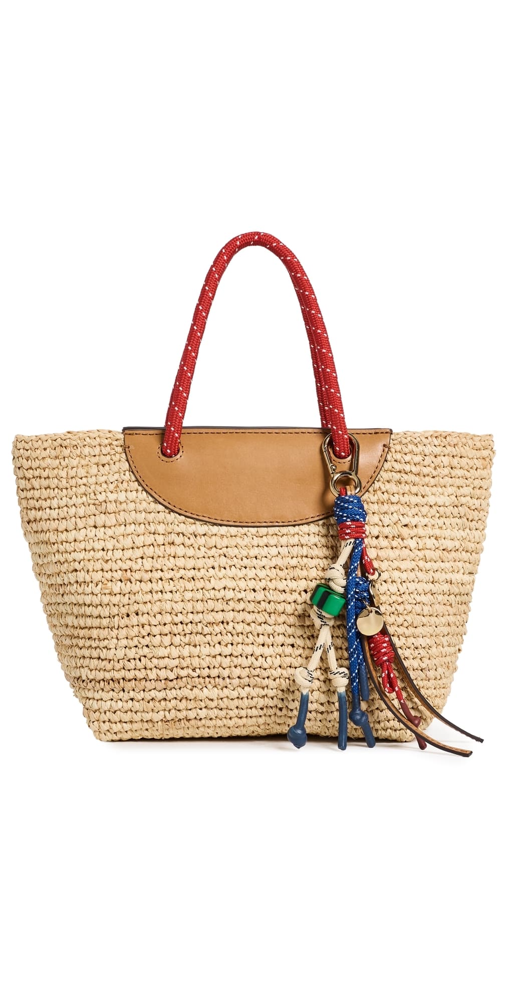 Madewell The Woven Mini Tote Festival Red Multi