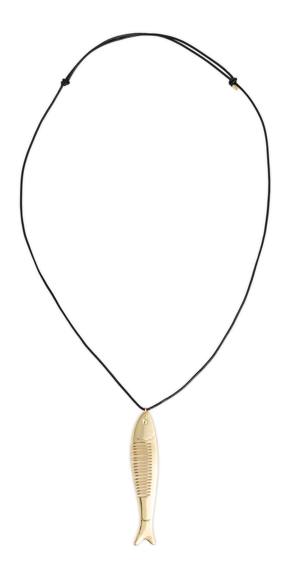Madewell XL Sardine Comb Cord Necklace Antique Gold · One Size