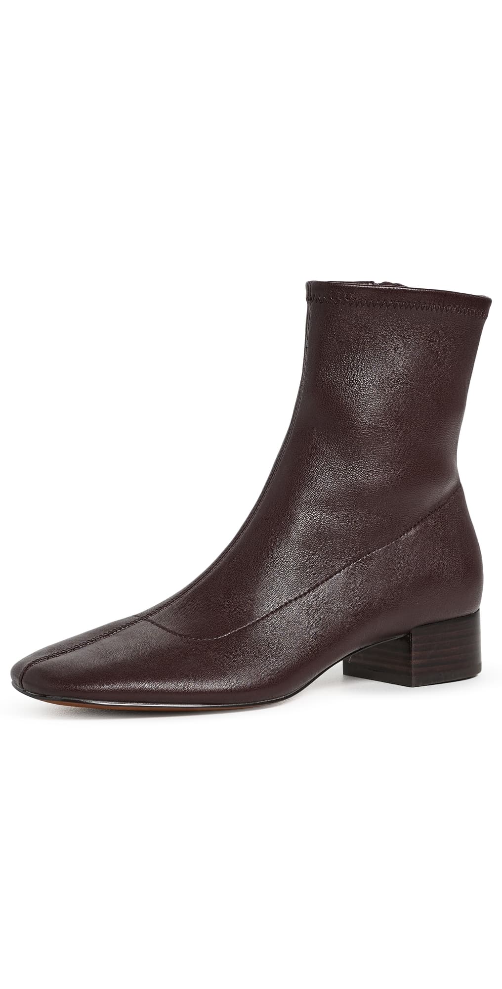 Madewell Paisley Center Seam Glove Booties Oxblood