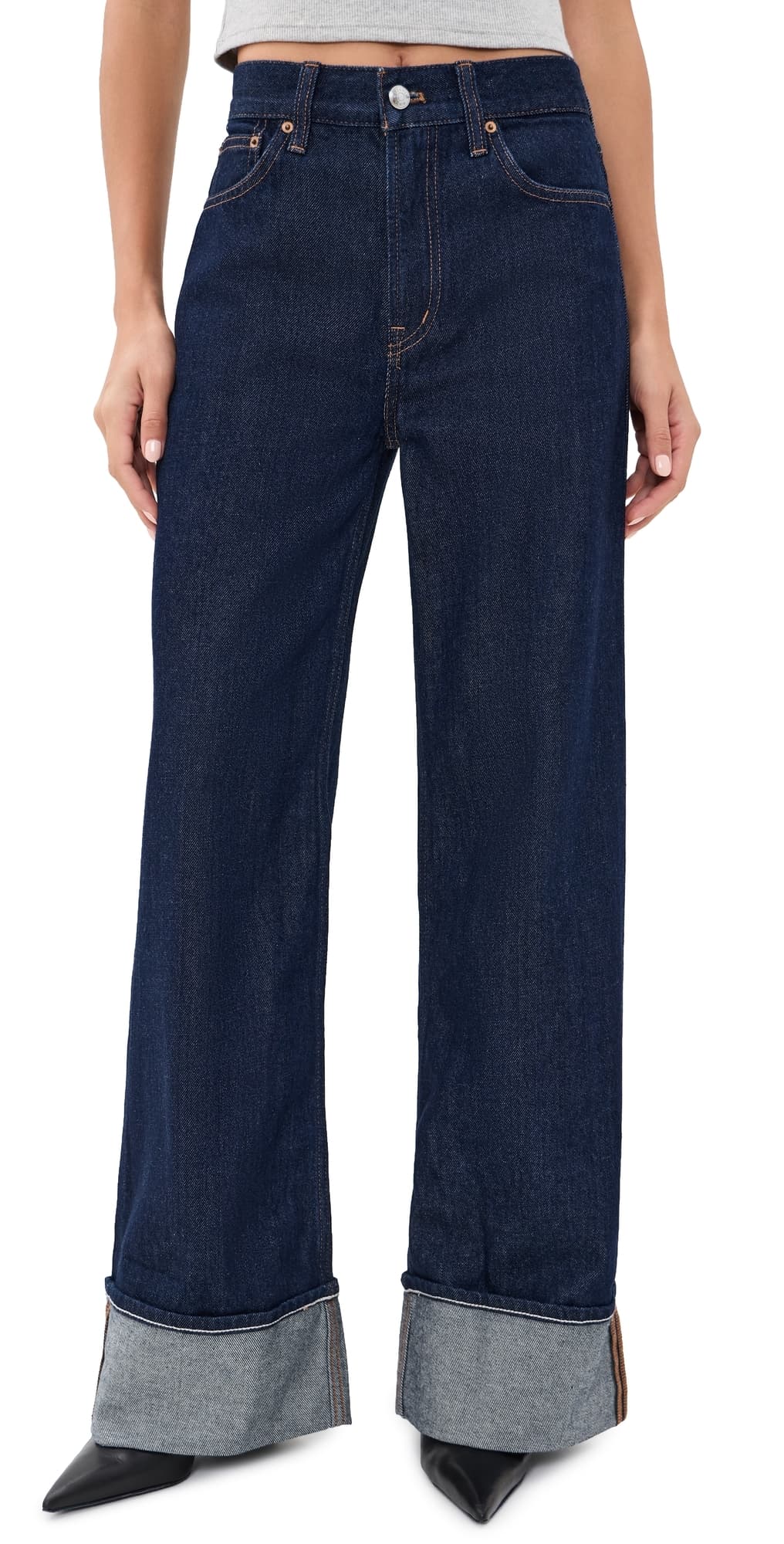 Madewell The Ultimate Wide Leg Jeans Rinse Wash