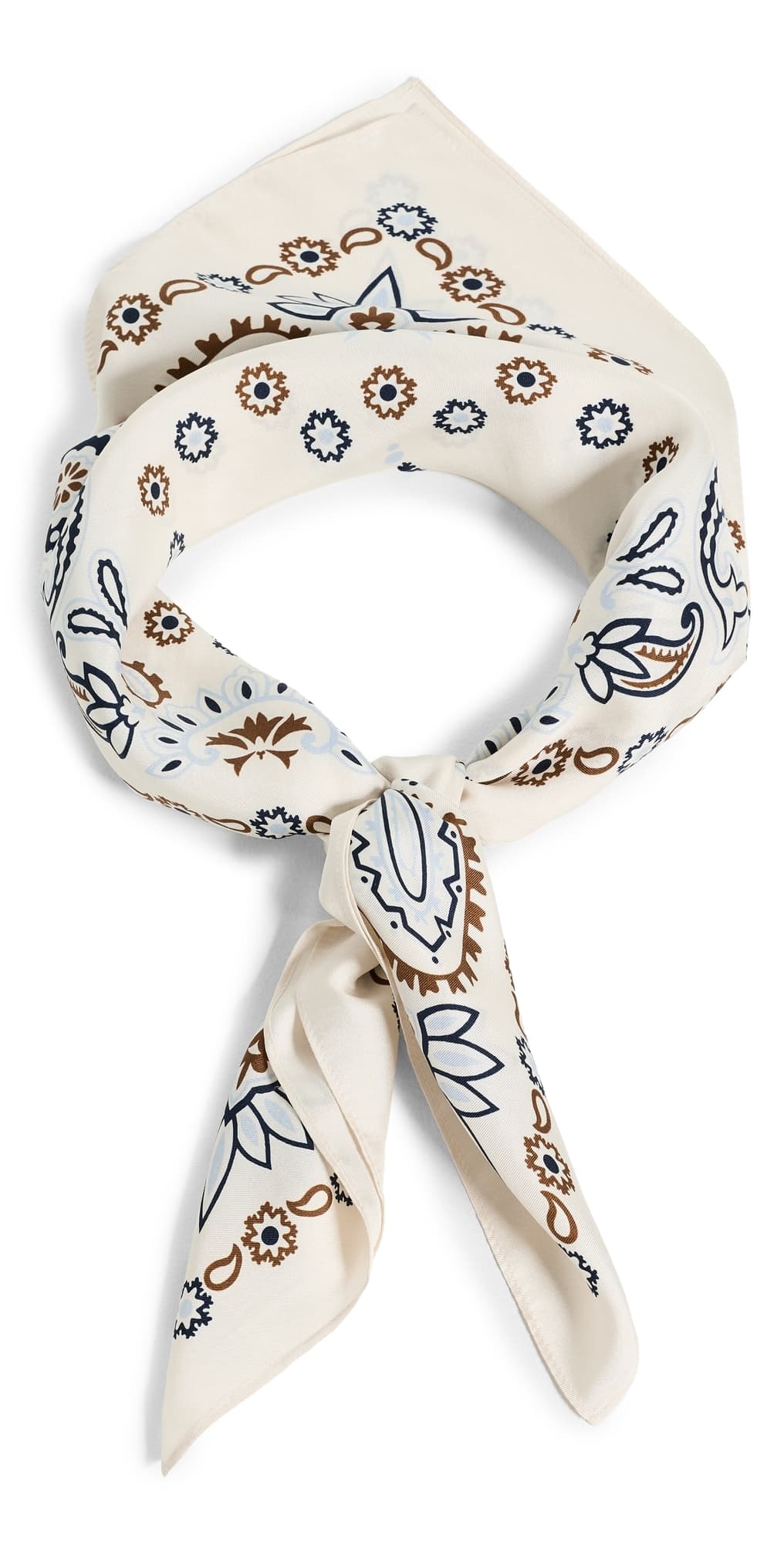 Madewell Medium Silk Bandana Petit Flower Canvas
