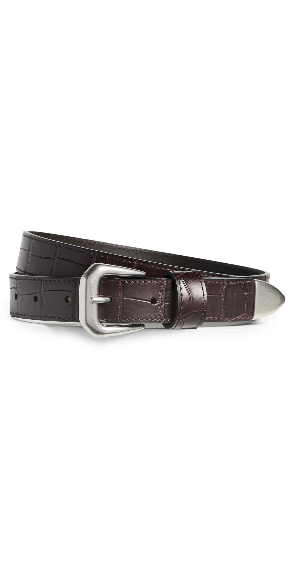 Madewell Vintage Western Belt Aged Tobacco