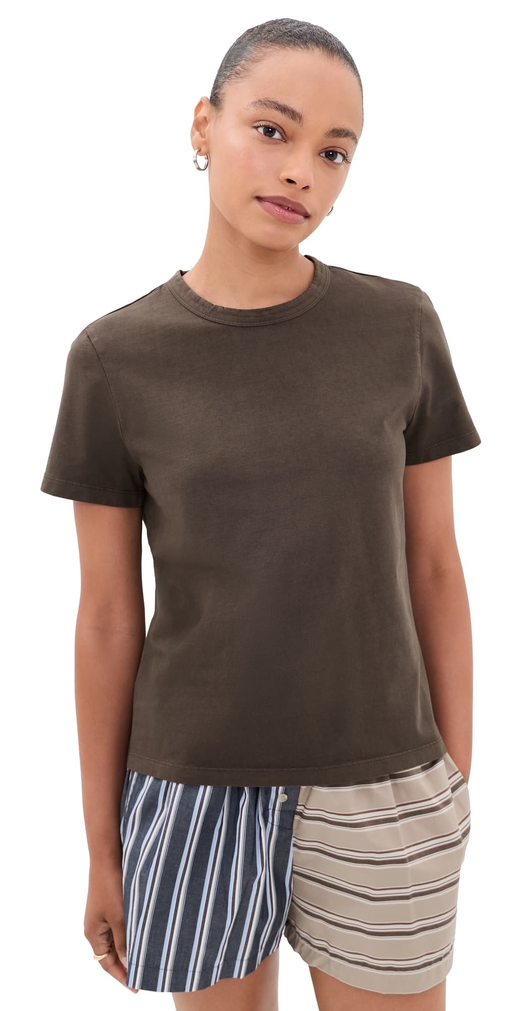 Madewell The Perfect Tee Dark Brown