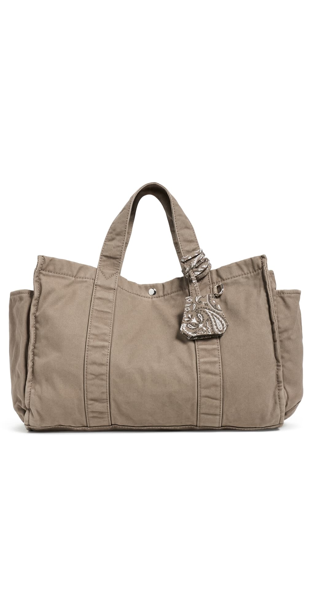 Madewell Large Washed Canvas Tote Pressed Sage · One Size