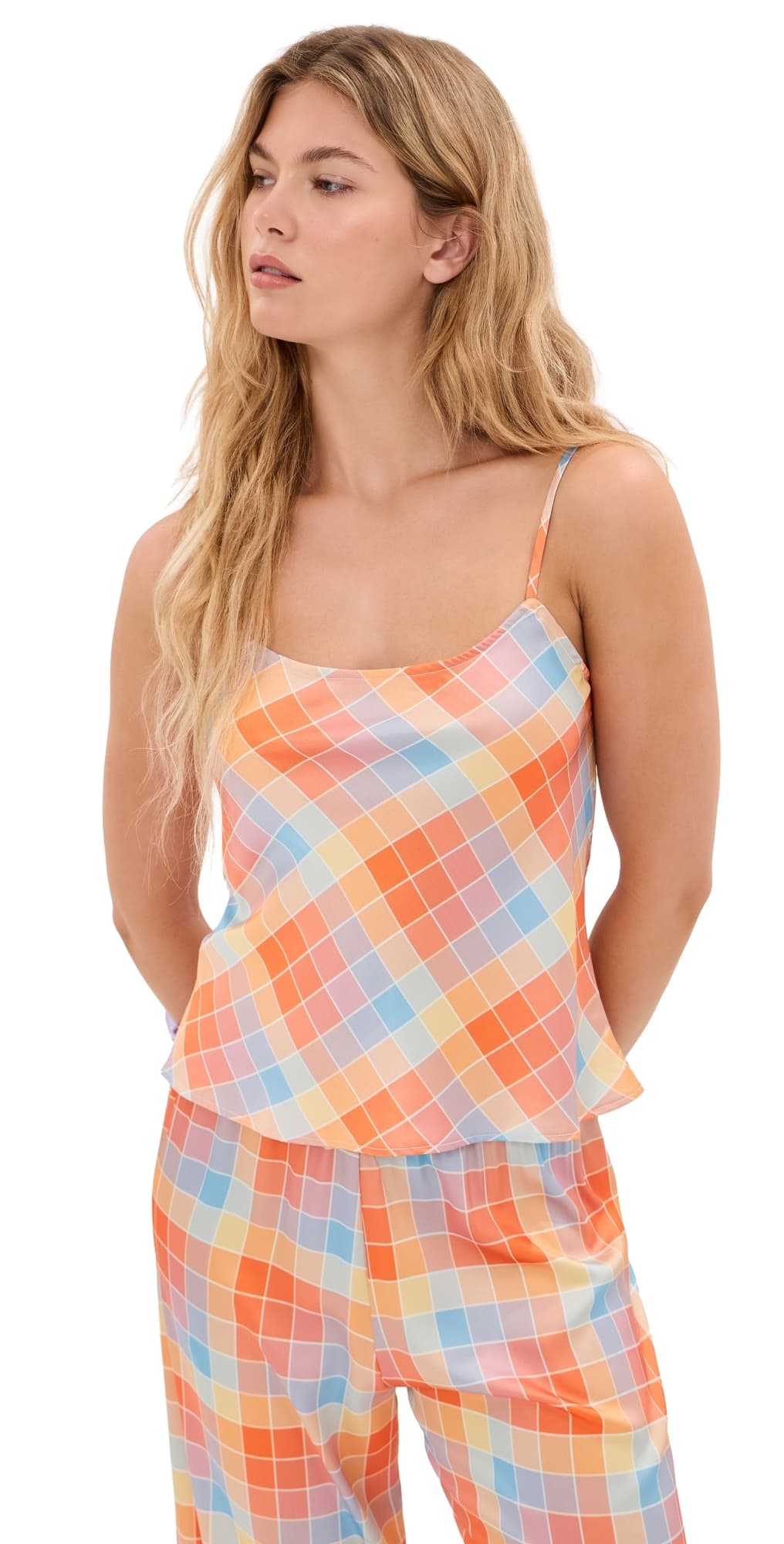 Madelynne Orchard Tank Multi Plaid