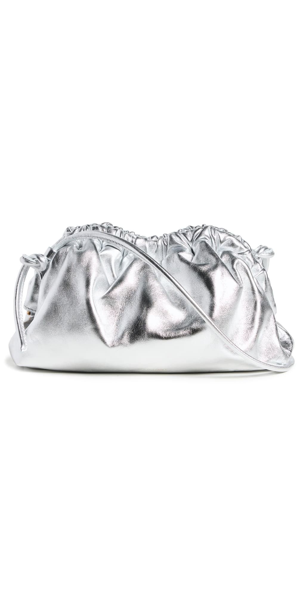 Mansur Gavriel Mini Cloud Clutch Silver · One Size