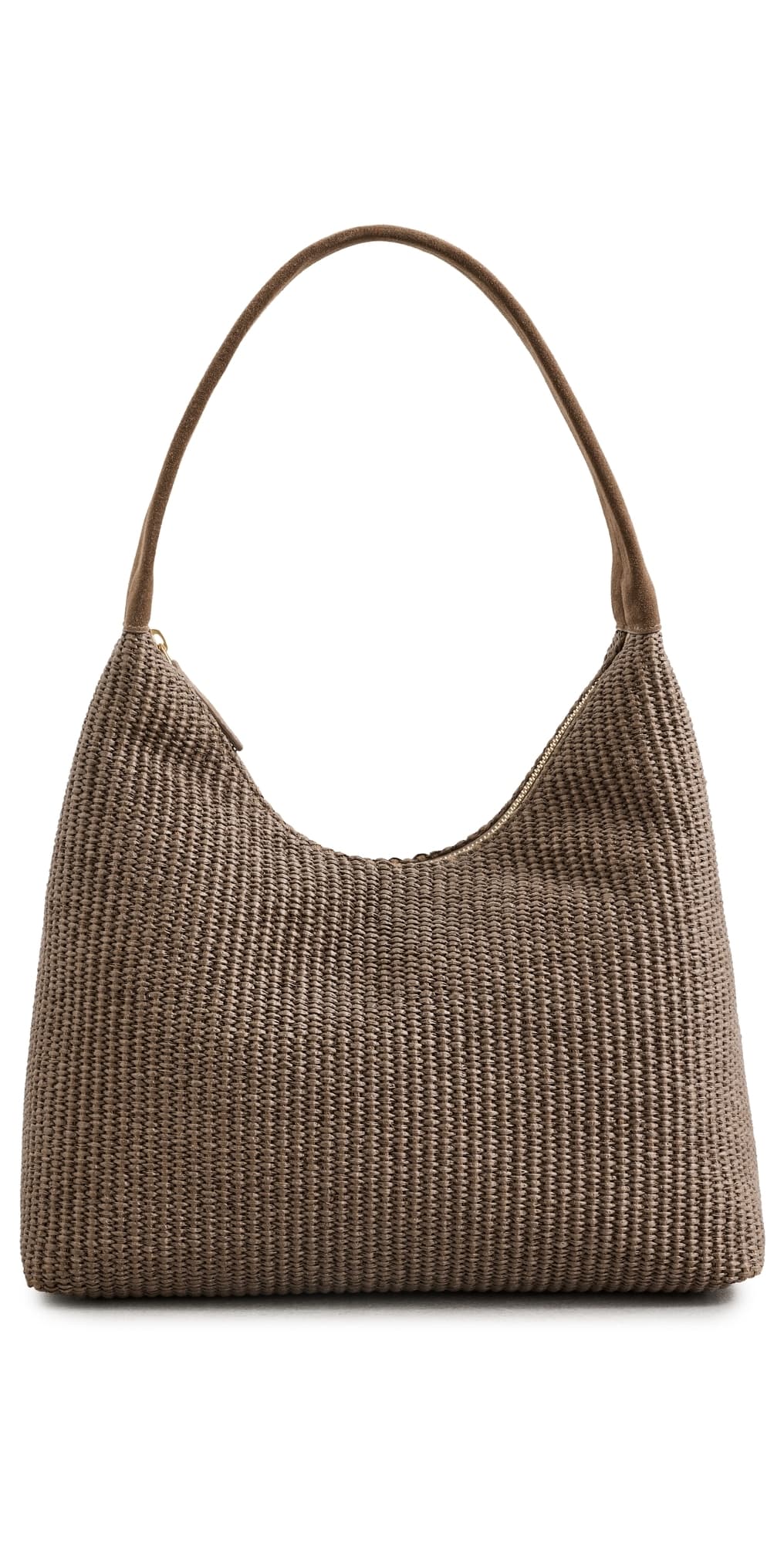 Mansur Gavriel Candy Raffia Hobo Bag Anise