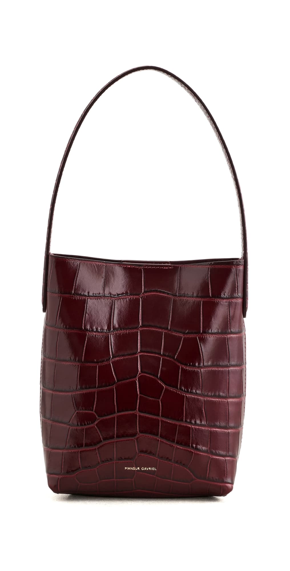 Mansur Gavriel Mini Everyday Cabas Bag Oxblood