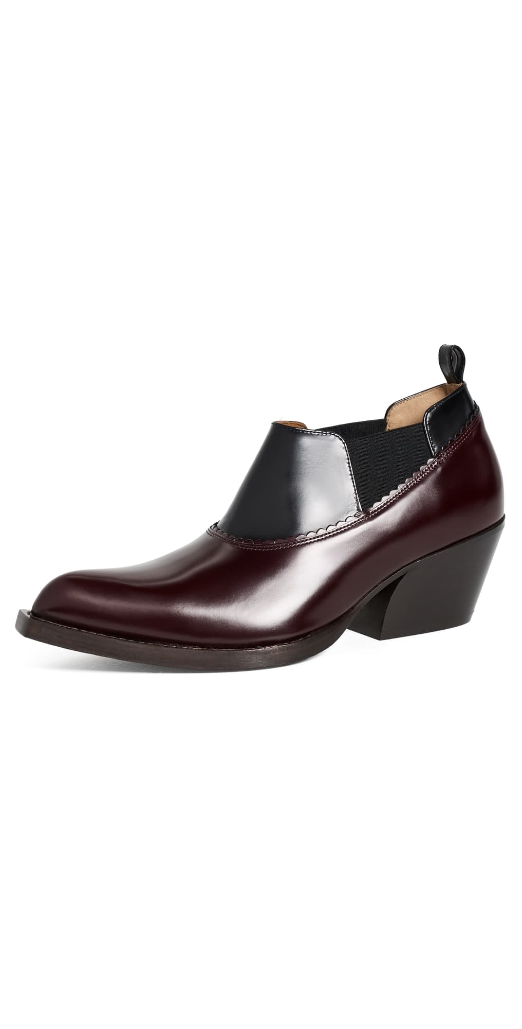 Marni Layered Boots Dark Brown/Black