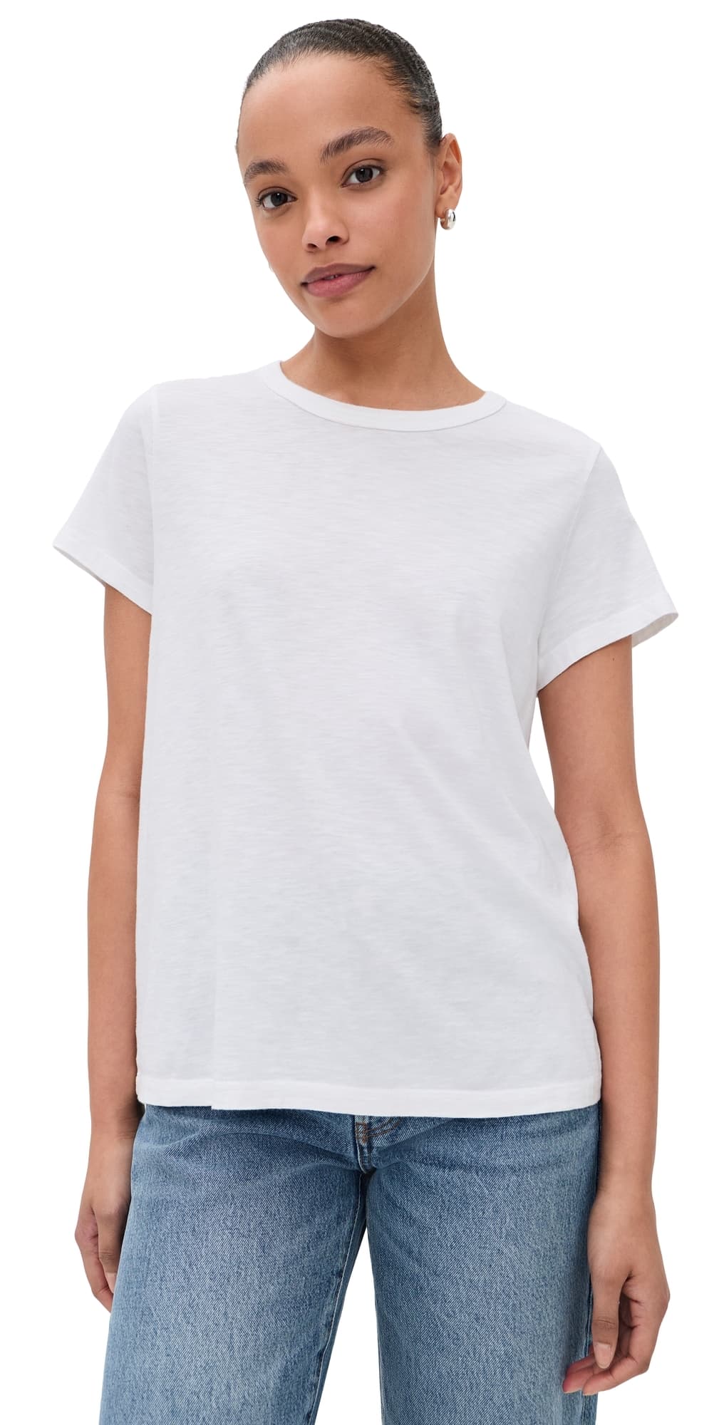 Marine Layer Tried and True Crew Tee White