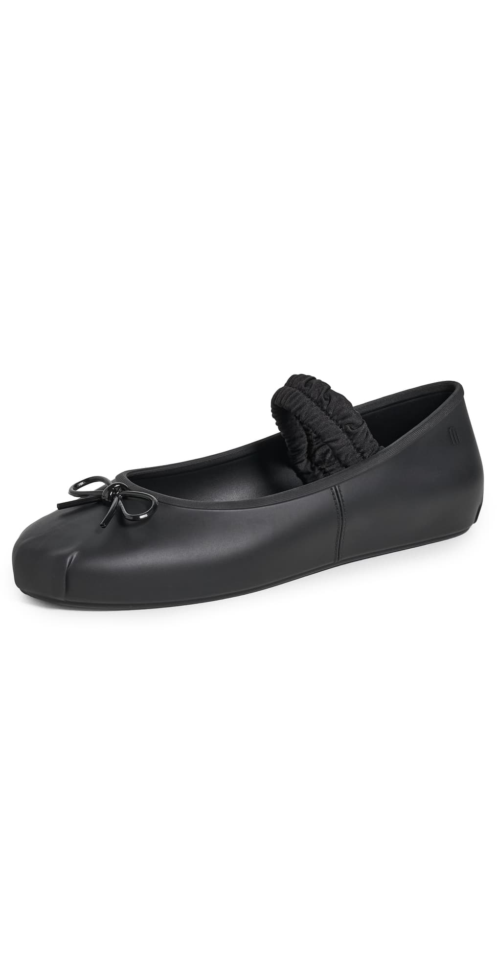 Melissa Sophie Scrunch Jelly Flats Matte Black