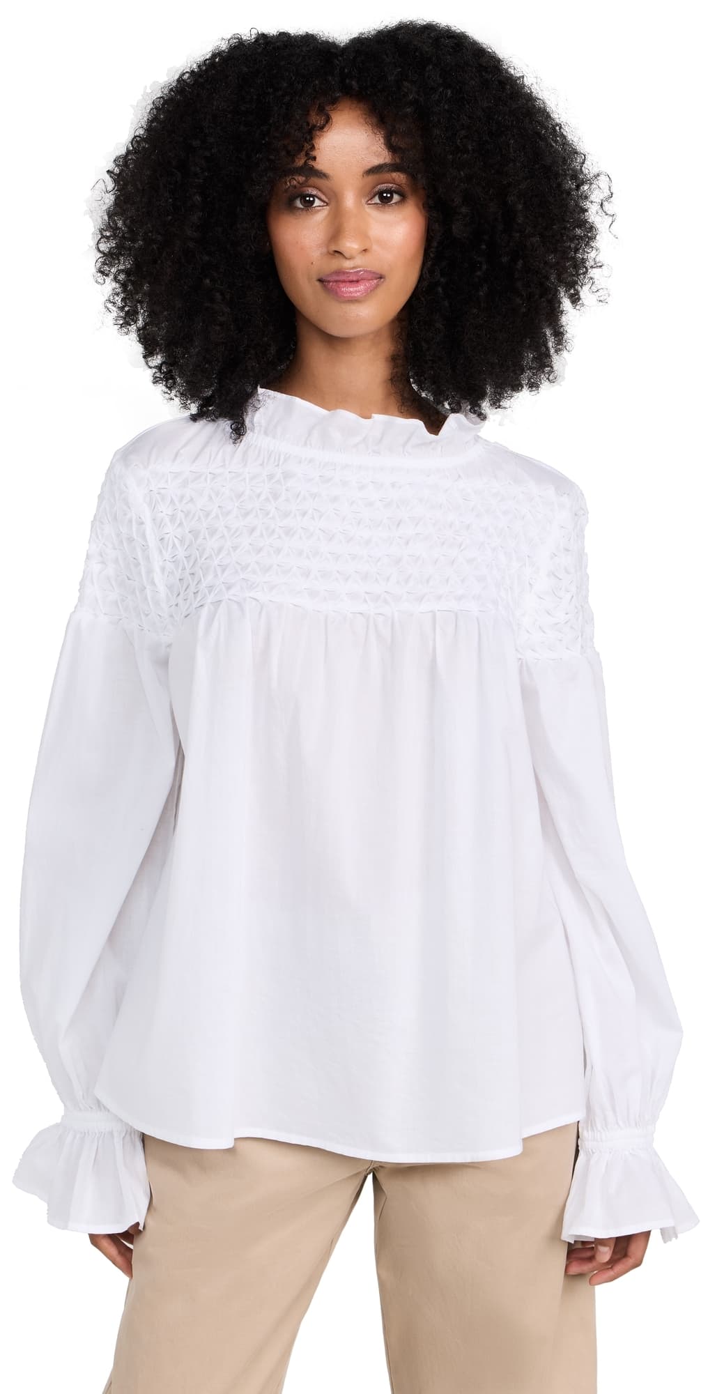 Merlette Majorelle Top White