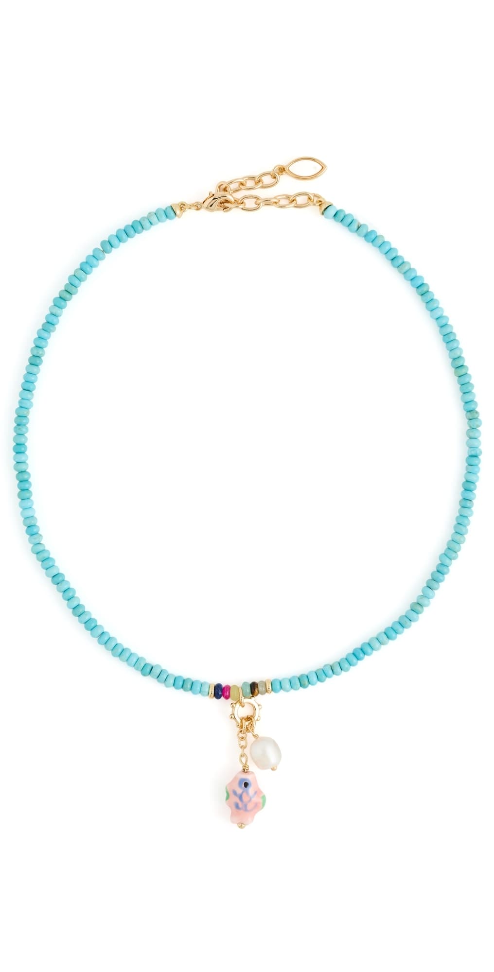 Mignonne Gavigan Whimsy Necklace Turquoise