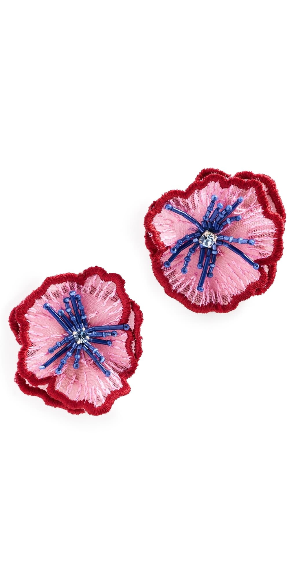 Mignonne Gavigan Baixa Earrings Magenta · One Size