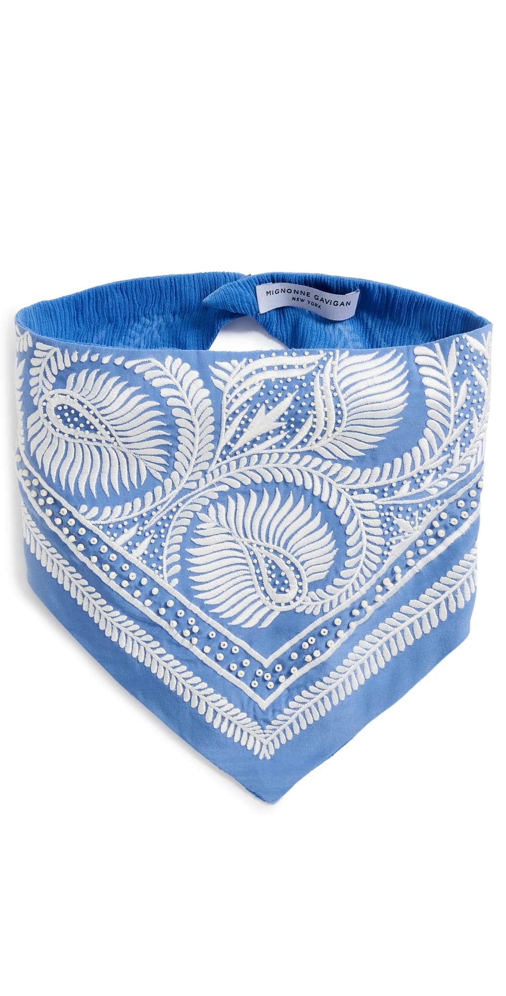Mignonne Gavigan Elara Scarf Necklace Blues · One Size