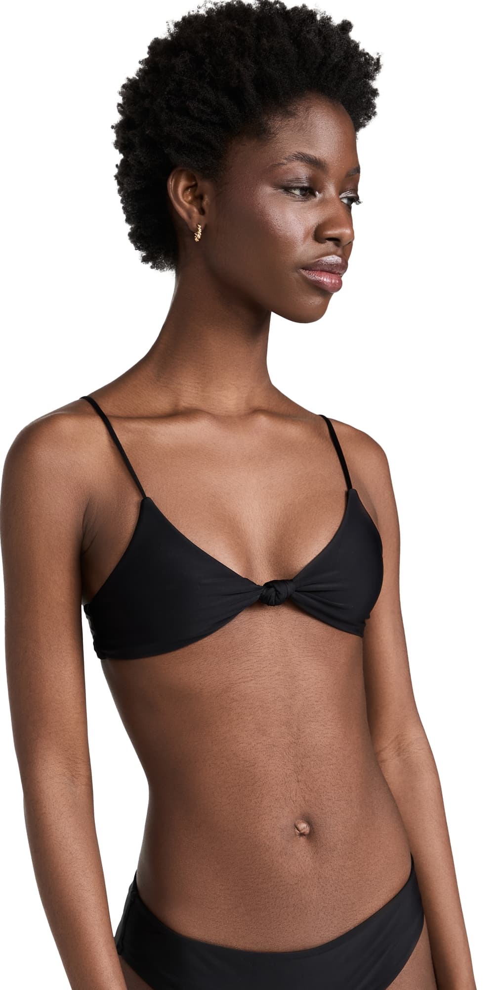 MIKOH Kaloko Bikini Top Noir