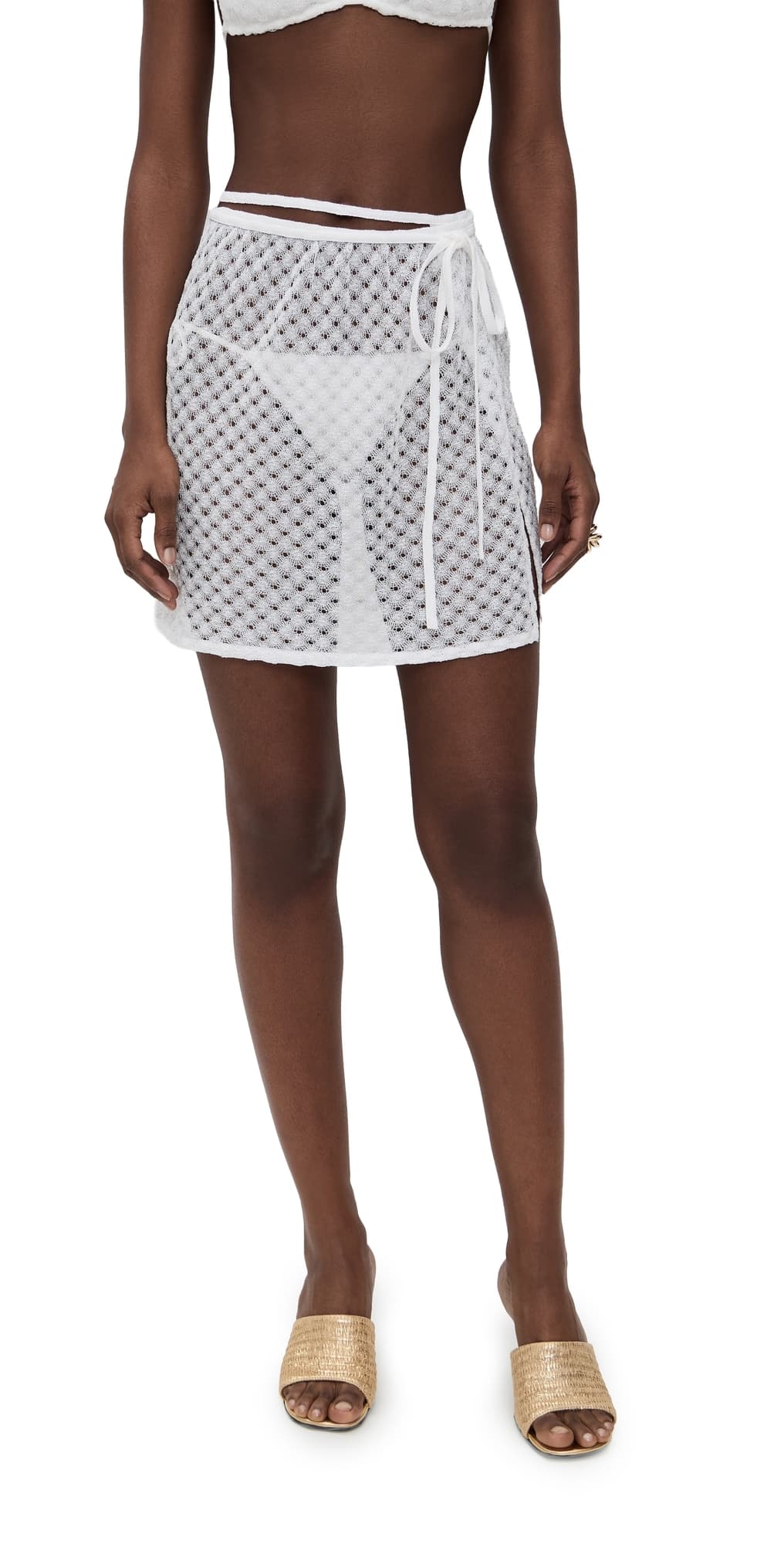 Missoni Coverup Miniskirt White
