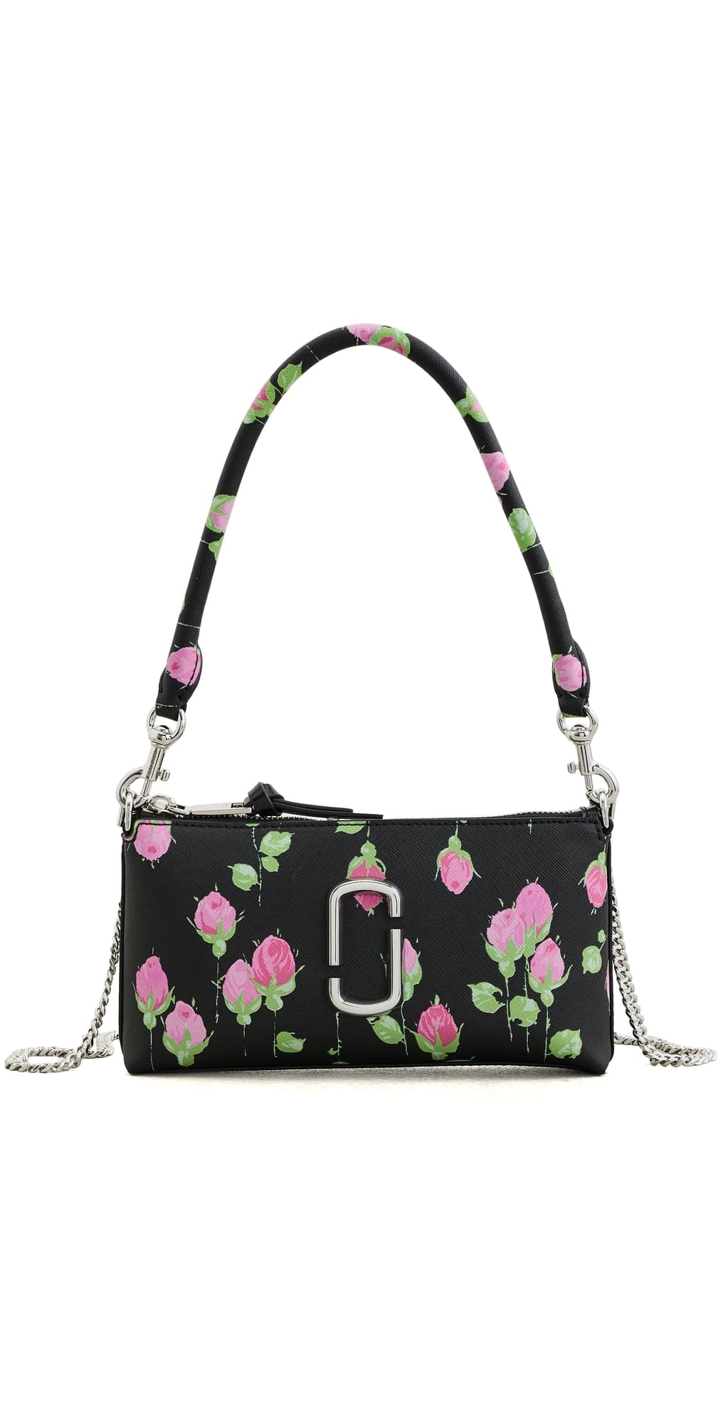 Marc Jacobs Snapshot Convertible Shoulder Bag In Vintage Floral Black multi