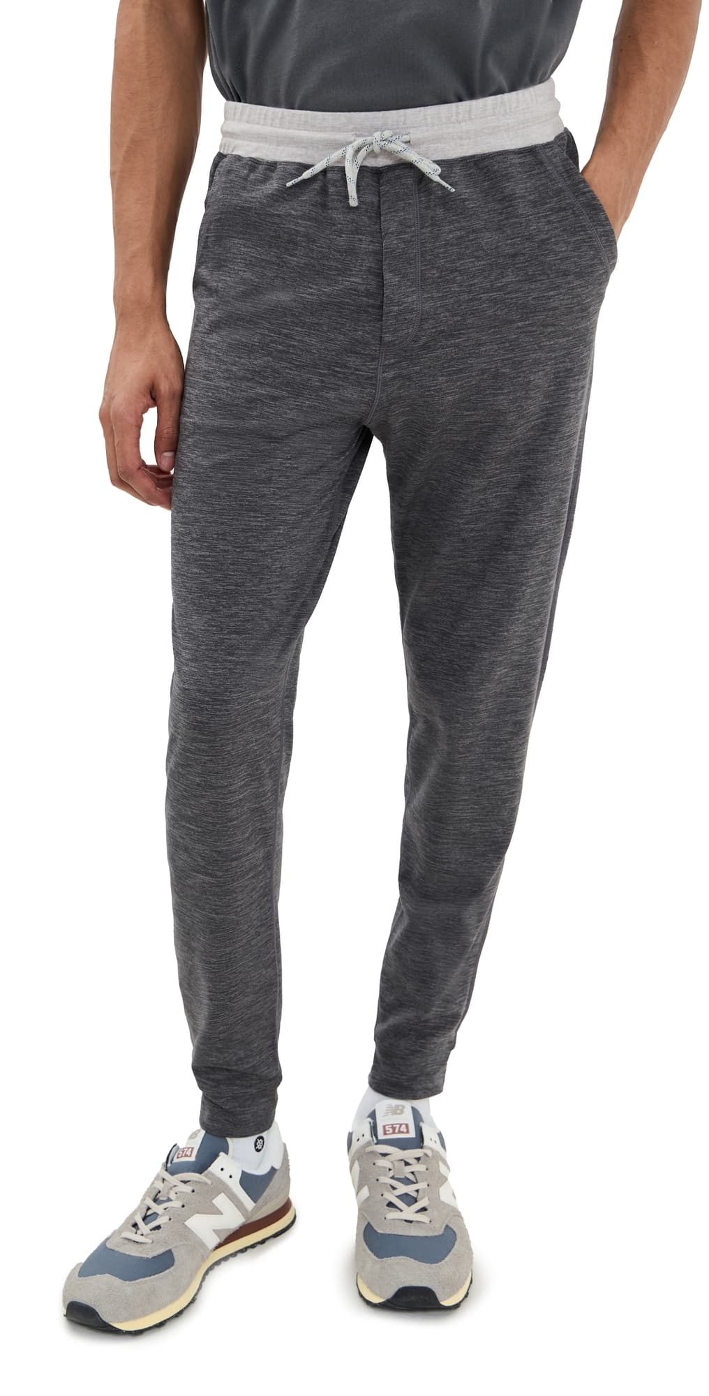 Marine Layer Yoga Joggers Dark Heather Grey