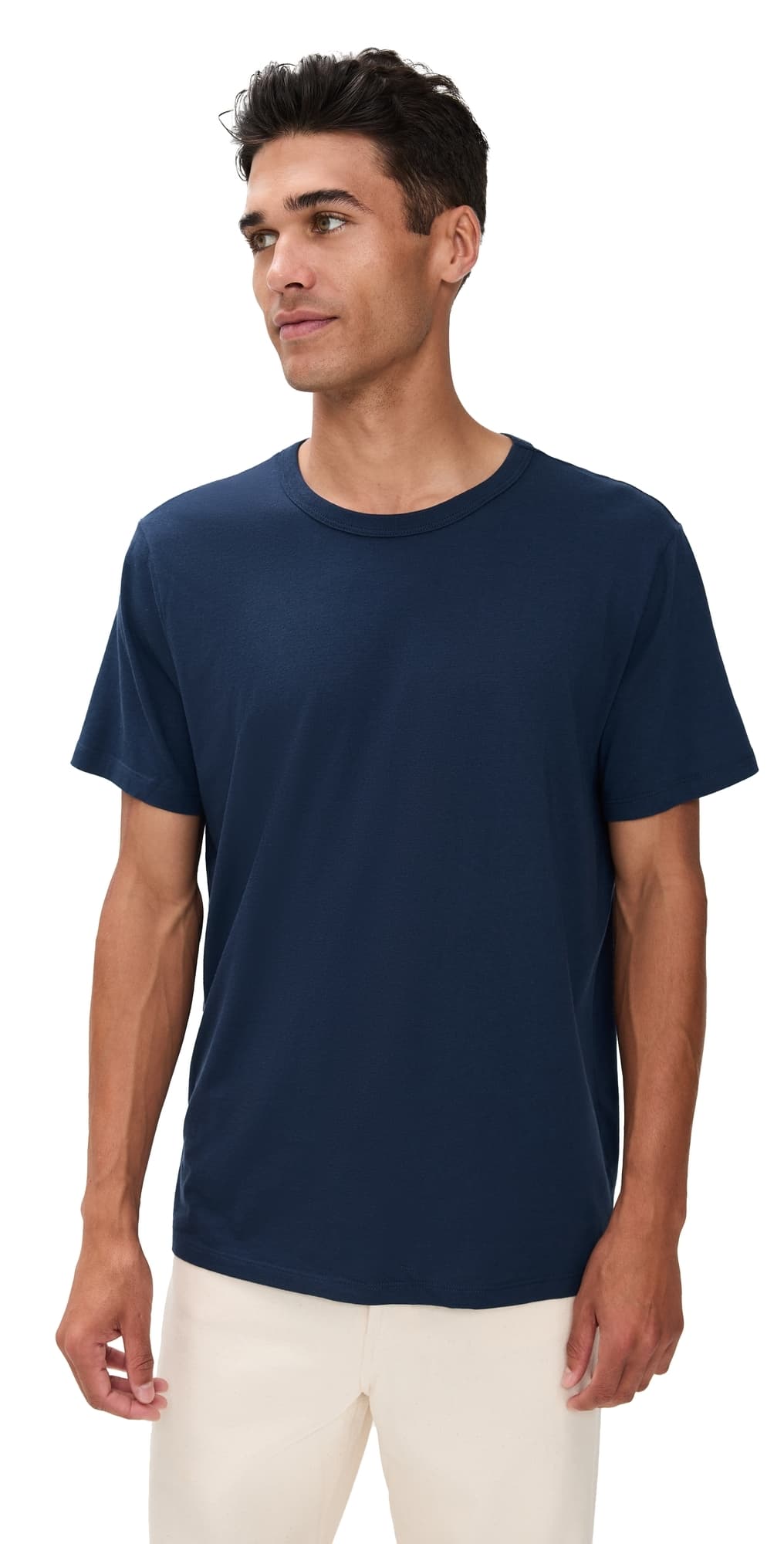 Marine Layer Signature Crew Tee True Navy