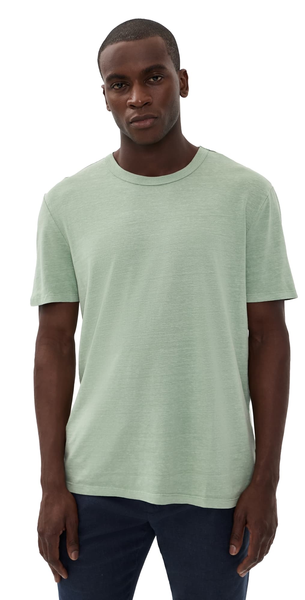 Marine Layer Relaxed Hemp Cotton Tee Iceberg Green